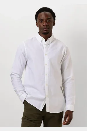 Scotch&Soda Heren Overhemden Oxford Solid - - Maat XL