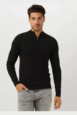Pure Path Heren Truien & Vesten Essential Knitwear Halfzip Sweater - - Maat S