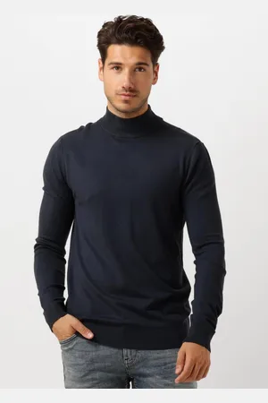 Pure Path Heren Truien & Vesten Essential Knit Mockneck Sweater - - Maat XS