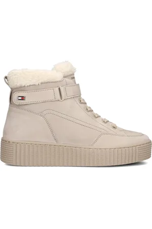 Tommy Hilfiger Dames Sneakers Faux Fur Low Lace-up - - Maat 36