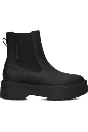 Tommy Hilfiger Dames Boots Rubberrised Chelsea - - Maat 36