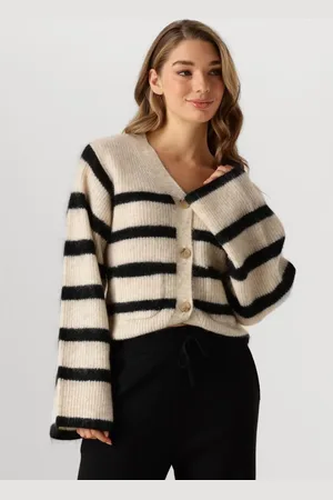 Second Female Dames Truien & Vesten Ovalis Knit Wide Sleeve Cardigan - - Maat XL