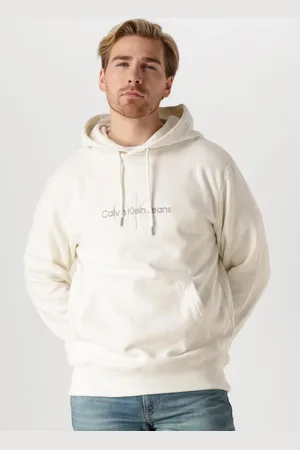 Calvin Klein Heren Truien & Vesten Chenille Monologo Hoodie - - Maat XL