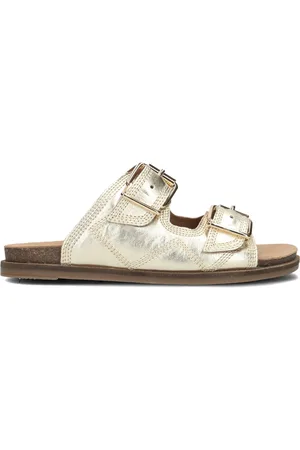Lina Locchi Dames Slippers Led 2 Band Slipper Met Stiksels - - Maat 36