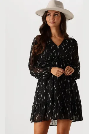 Neo Noir Dames Jurken Bethie Flower Branch Dress - - Maat XL