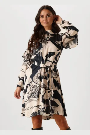 Jansen Amsterdam Dames Jurken Wgp548 Jurk Charlene - - Maat XL