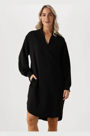 Neo Noir Dames Jurken Lexia Crepe Dress - - Maat XS