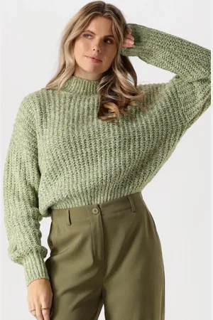 ANOTHER LABEL Dames Truien & Vesten Dylan Knitted Pull - - Maat XL