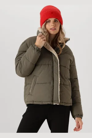 ANOTHER LABEL Dames Jassen Mille Teddy Puffer - - Maat XL