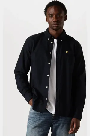Lyle & Scott Heren Overhemden Plain Oxford Shirt - - Maat XS