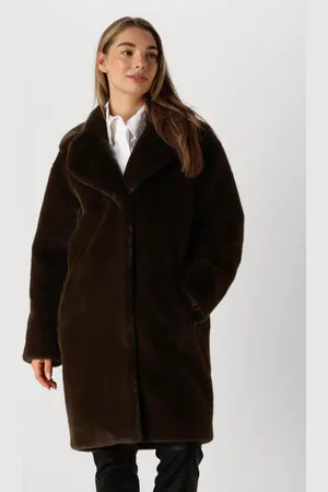 Stand Studio Dames Jassen Camille Cocoon Coat - - Maat 34