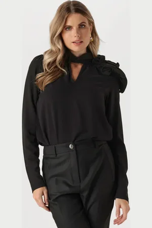 Jansen Amsterdam Dames Blouses S181 Blouse Arlette - - Maat XL