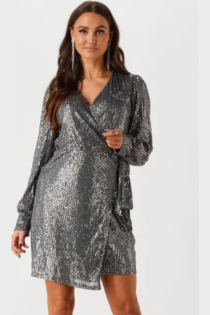 Colourful rebel Dames Jurken Xita Sequins Real Wrap Dress - - Maat XS