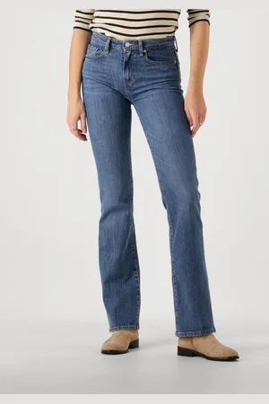 Tommy Hilfiger Dames Jeans Bootcut Rw Mid Blue - - Maat 26/32