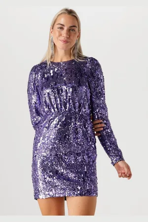 SELECTED Dames Jurken Slfari-colyn Ls Short Sequins - - Maat 34