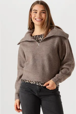 MSCH Dames Truien & Vesten Mschgytta Zip Pullover - - Maat S/M