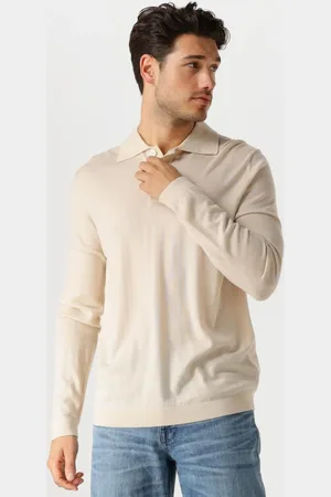 SELECTED Heren Truien & Vesten Slhtray Ls Knit Merino Polo - - Maat XL