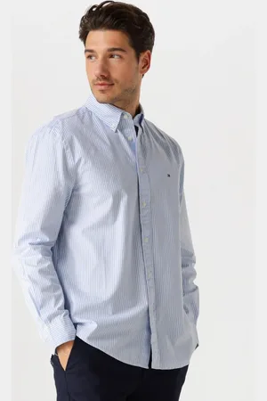 Tommy Hilfiger Heren Overhemden Flex Poplin Classic - - Maat XL