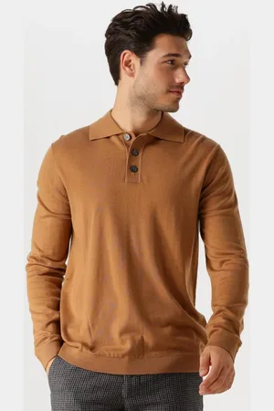 SELECTED Heren Truien & Vesten Slhtray Ls Knit Merino Polo - - Maat XL