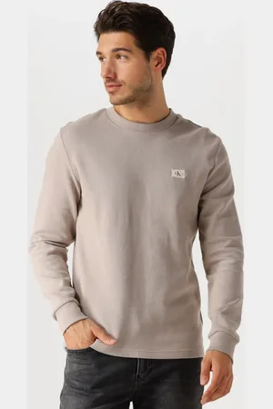 Calvin Klein Heren Truien & Vesten Woven Label Waffle Ls Tee - - Maat XL