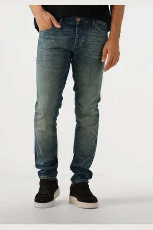 Cast Iron Heren Jeans Riser Slim Worn-in Blue Denim - - Maat 29/32
