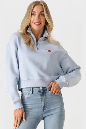Tommy Hilfiger Dames Truien & Vesten Tjw Bxy Crp Badge 1/4zip - - Maat XL