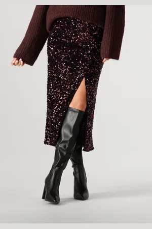 Y.A.S Dames Rokken Yasativo Hw Long Skirt - - Maat XL