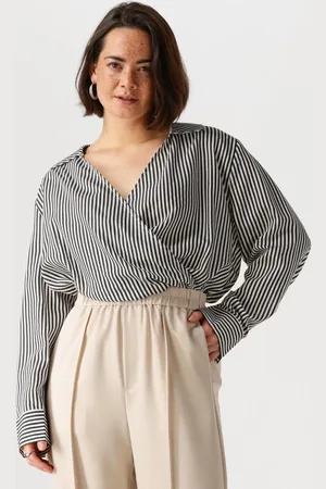 ANOTHER LABEL Dames Blouses Elsie Top L/s - - Maat XL