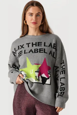 Alix the label Dames Truien & Vesten Ladies Knitted Pullover - - Maat XL
