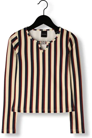 Nik & Nik Meisjes Tops & T-shirts Striped Ls Top - - Maat 128