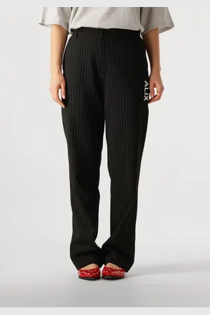 Alix the label Dames Broeken Ladies Woven Relaxed Mixed Suit Pants - - Maat XL