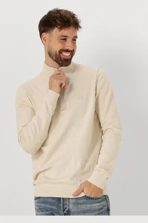 Butcher of Blue Heren Truien & Vesten Lt Clifden Half Zip - - Maat XL