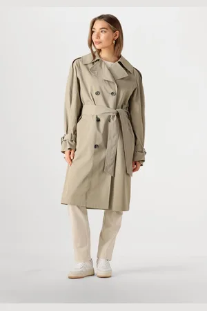 beaumont Dames Jassen Maxy Trench Coat - - Maat 34