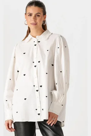 Y.A.S Dames Blouses Yasheart Ls Long Shirt - - Maat 34