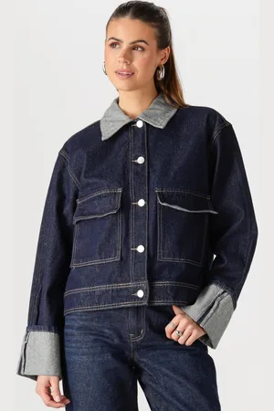 Y.A.S Dames Jassen Yasmaria Ls Denim Jacket S. - - Maat 34