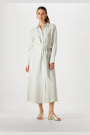 Y.A.S Dames Jurken Yaskaya Ls Long Shirt Dress S. Noos - - Maat 34