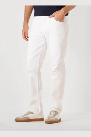Tommy Hilfiger Heren Jeans Straight Denton Pstr White - - Maat 31/32