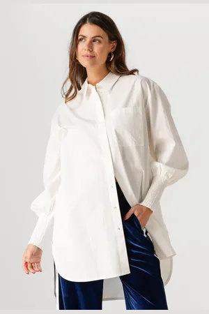 Alix the label Dames Blouses Ladies Woven Oversized Blouse - - Maat XS