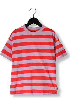 Vingino Meisjes Tops & T-shirts Basic-tee Stripe - - Maat 116
