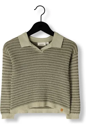 Lil Atelier Jongens Truien & Vesten Nmmbarker Ls Knit Polo Lil - - Maat 104