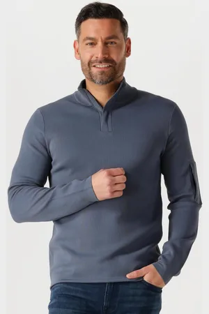 Genti Heren Truien & Vesten Turtle Zip - - Maat XXL