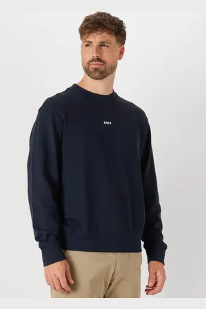 HUGO BOSS Heren Truien & Vesten Wesmallcrew 10244192 01 - - Maat XL