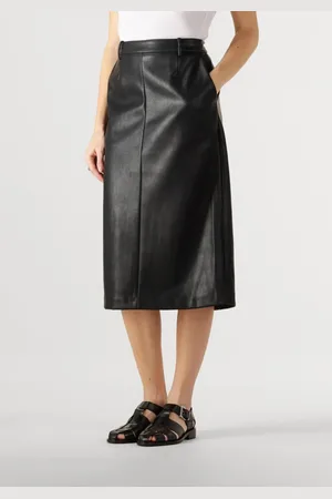 Neo Noir Dames Rokken Netti Faux Leather Skirt - - Maat 34