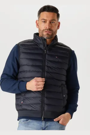 Tommy Hilfiger Heren Jassen Mix Media Vest - - Maat XL