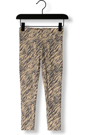 Daily7 Meisjes Broeken Zebra Rib Pants - - Maat 104