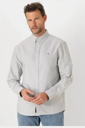 Tommy Hilfiger Heren Overhemden Tjm Reg Oxford Shirt Ext - - Maat XL