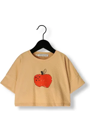 Sproet & Sprout Meisjes Tops & T-shirts Cropped T-shirt Apple - - Maat 128