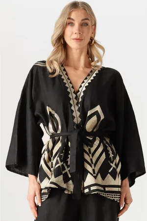 Greek Archaic Kori Dames Blouses 260184 - - Maat XS