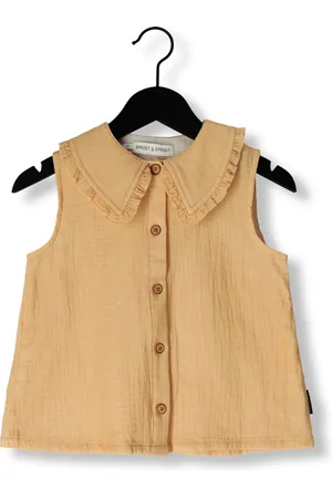 Sproet & Sprout Meisjes Blouses Blouse Ruffle Collar - - Maat 104