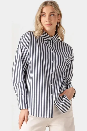 CC Heart Dames Blouses Harper Stripe Blouse - - Maat XL